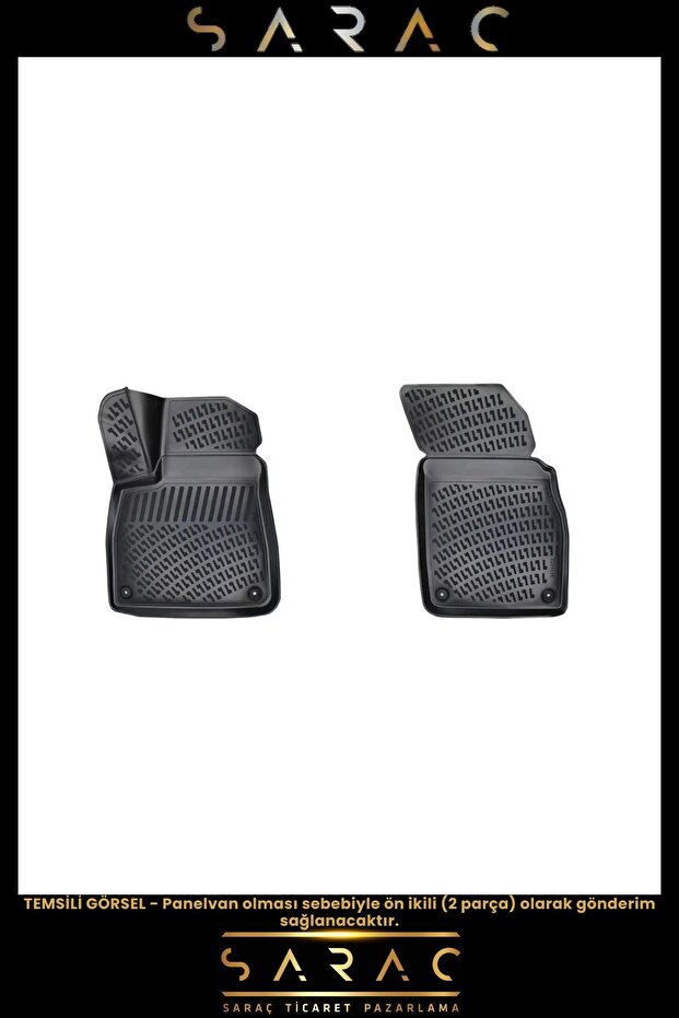 Renault Kango Panelvan 2025 Model 3D Havuzlu Paspas(2 parça) - 1