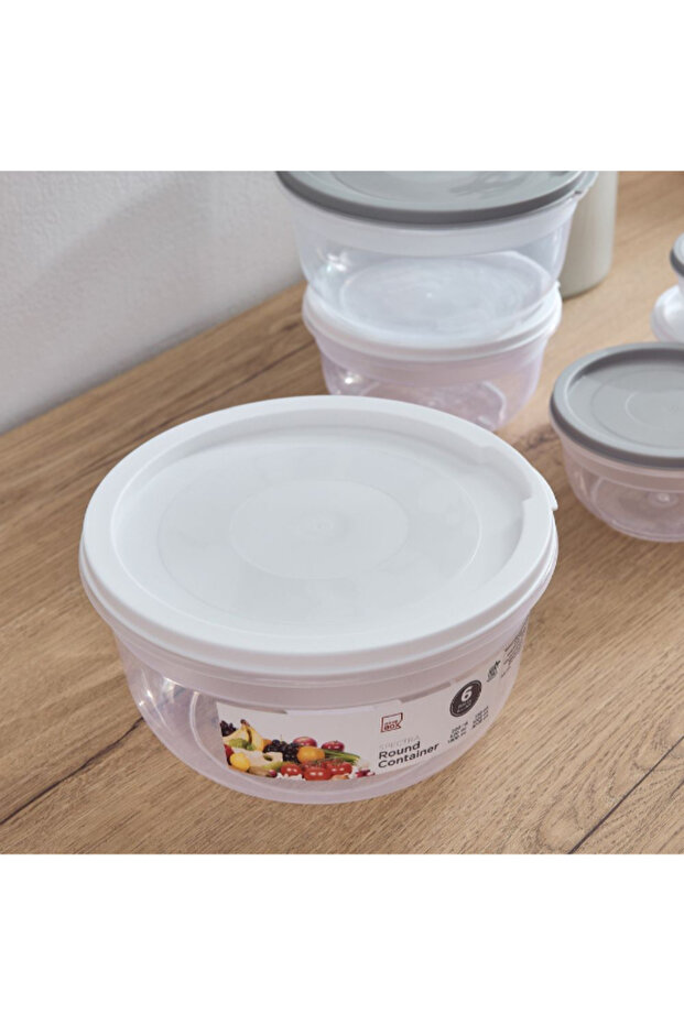 Spectra Solitaire 6-Piece Round Container Set - 3