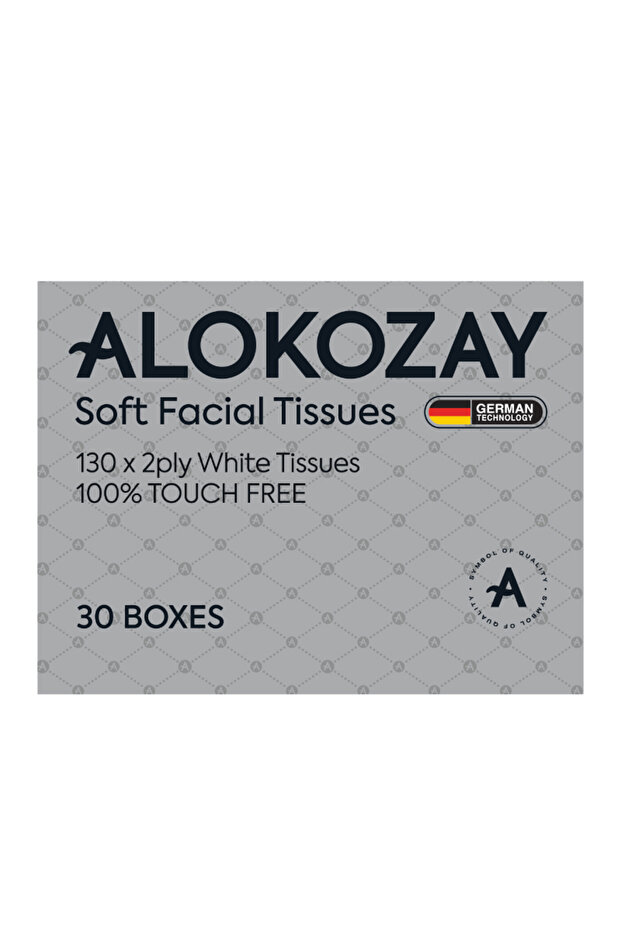 Soft Facial Tissues - 130 Sheets X 2 Ply X Pack of 30 Boxes