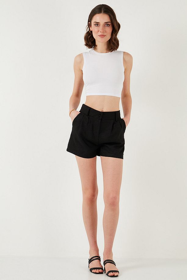 Kırçıllı Regular Fit Cepli Kısa Şort ŞORT 5866201 - 3