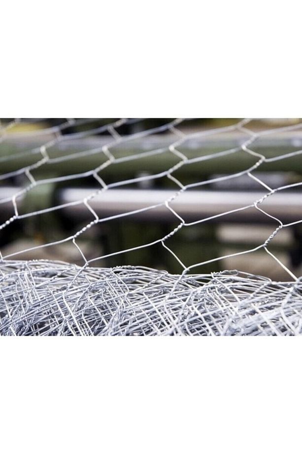 Bahçe Çit Teli Örgülü Tel 100cm Yükseklik 20mt Uzunluk 7x7 Göz Aralığı 1.1mm Kalınlık - 4