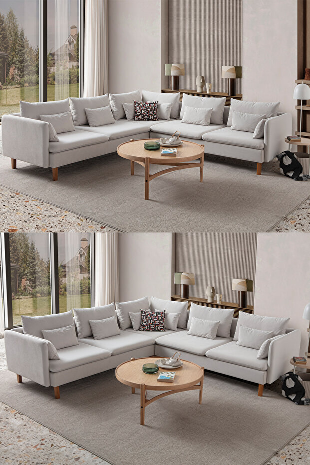 Flexy L Köşe Takımı KREM - 1