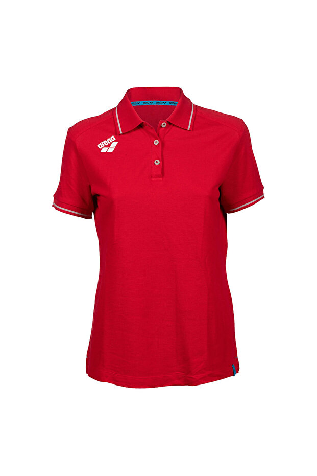 Team Solid Cotton Women's Red Casual Style T-Shirt004893400