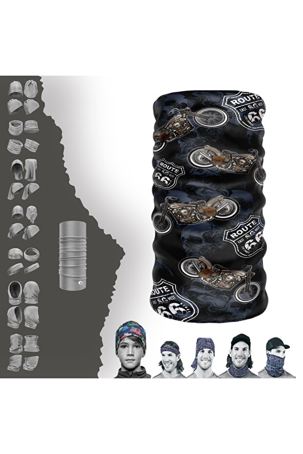 Route Chopper Buff Seamless Tube Neck Collar Bandana Balaklava