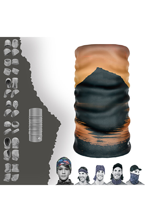 Landscape Themed Neck Collar Buff Paphos Bandana Hair Band