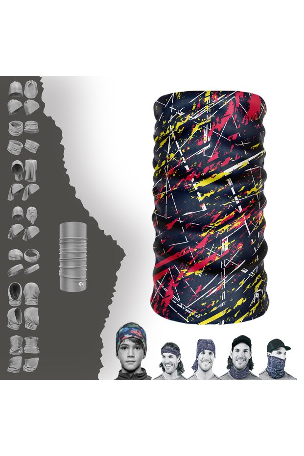 Color Camuflage Extreme Sports Seamless Athlete Neck Collar Bandana Buff Paphos Hair Band