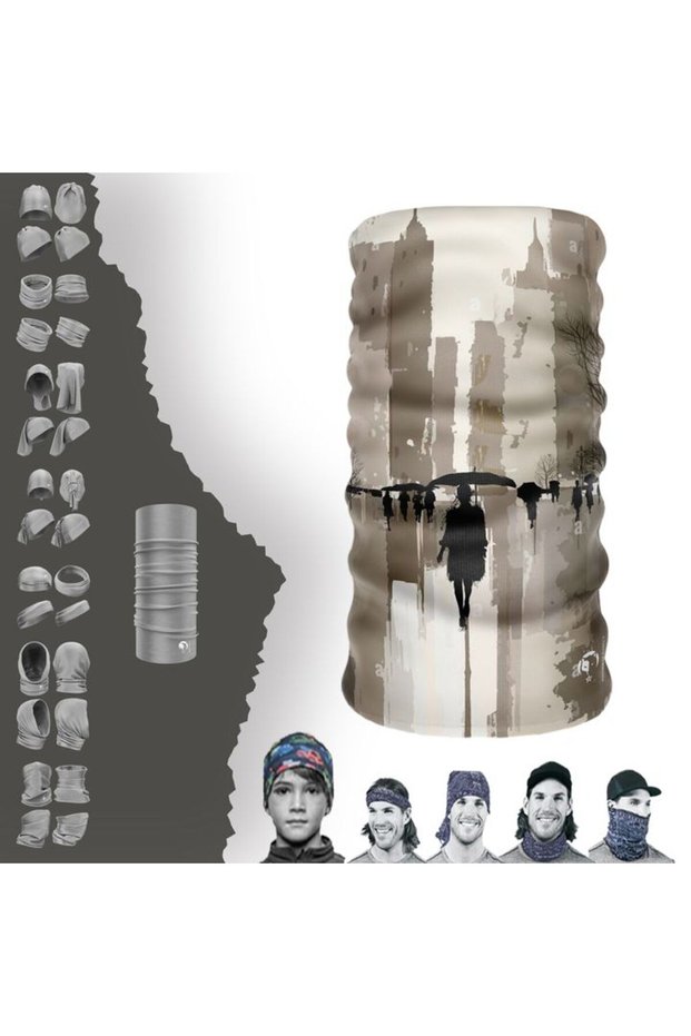 Camping/Camper Neck Gaiter Beanie Bandana Mask Bonnet Buckle Hairband