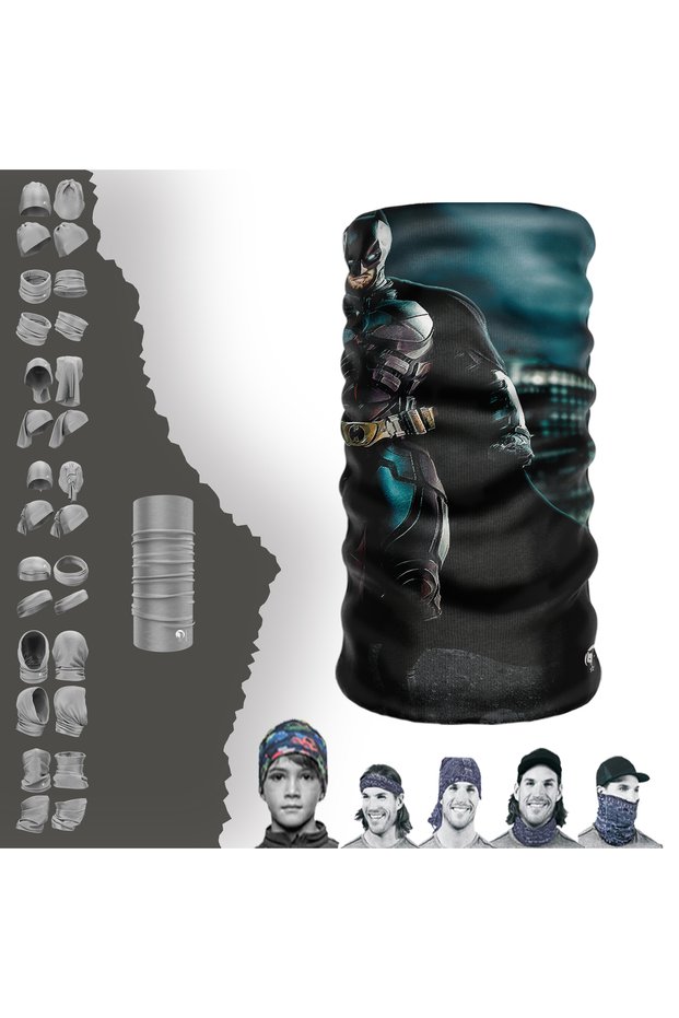 Ironman Themed Seamless Tube Neck Collar Bandana Hair Band