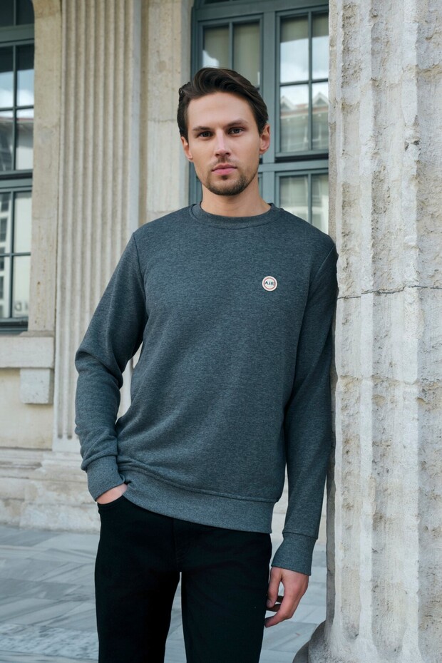 Basic Sweatshirt Antrasit - 2