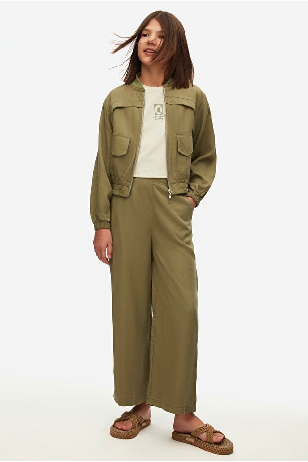 Limi Girl Soft Texture Jacket Pants T-Shirt 3 Piece Suit