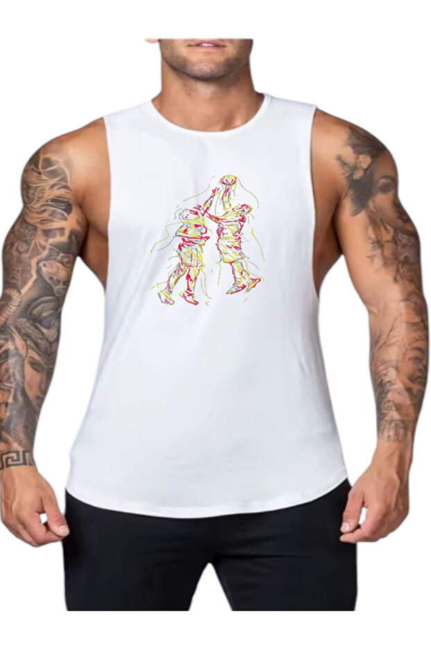 Fitness Gym Tank Top Athlete's Tank Top (Basket)