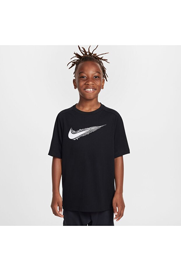 B NK DF MULTI SS TOP HBR - أسود (أبيض)