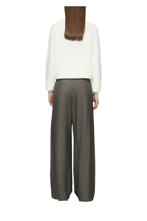 Structured Pullover with Polo Collars - 2