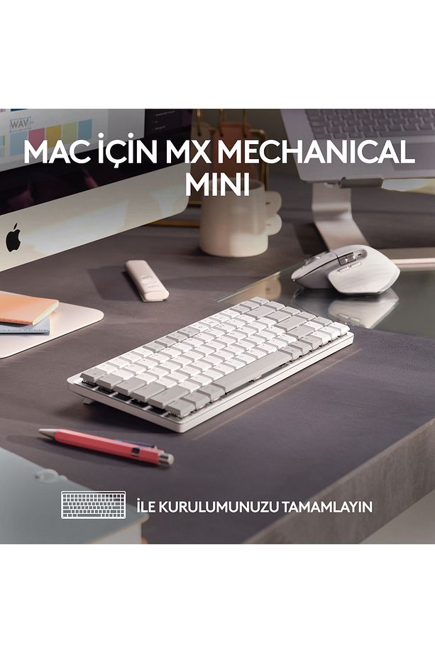 Mx Master 3s For Mac Kablosuz Mouse – Açık Gri - 11