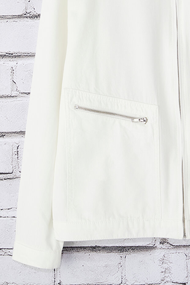 Unisex Regular fit Gabardin Mevsimlik Ceket TMNSS25CE00005 - 8