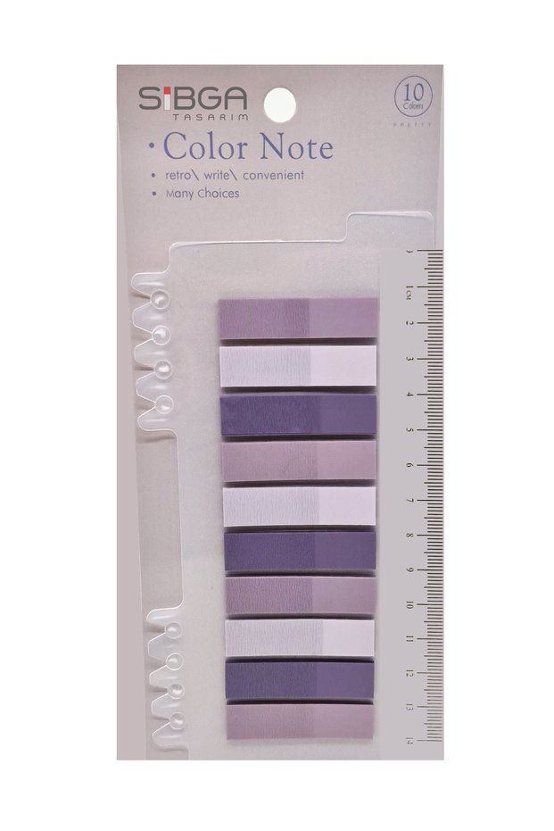 Transparent Colored Post-It Note Paper - 200 Sheets Bookmark Sticker