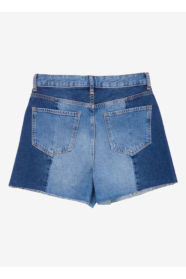 Normal Bel Basic İndigo Kadın Denim Şort F5SL-SHT0337 - 8