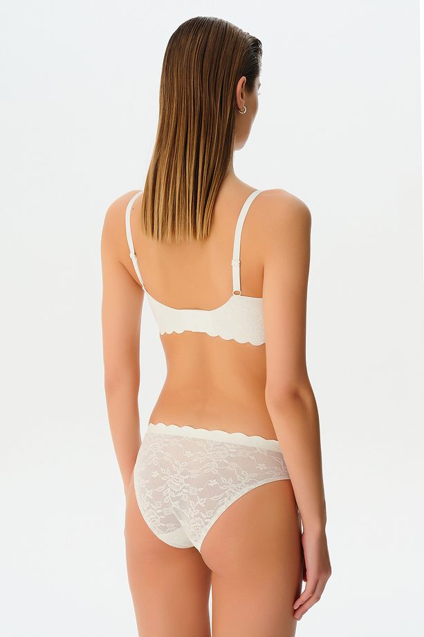 Invisible Soft Dantelli Slip Külot - 4