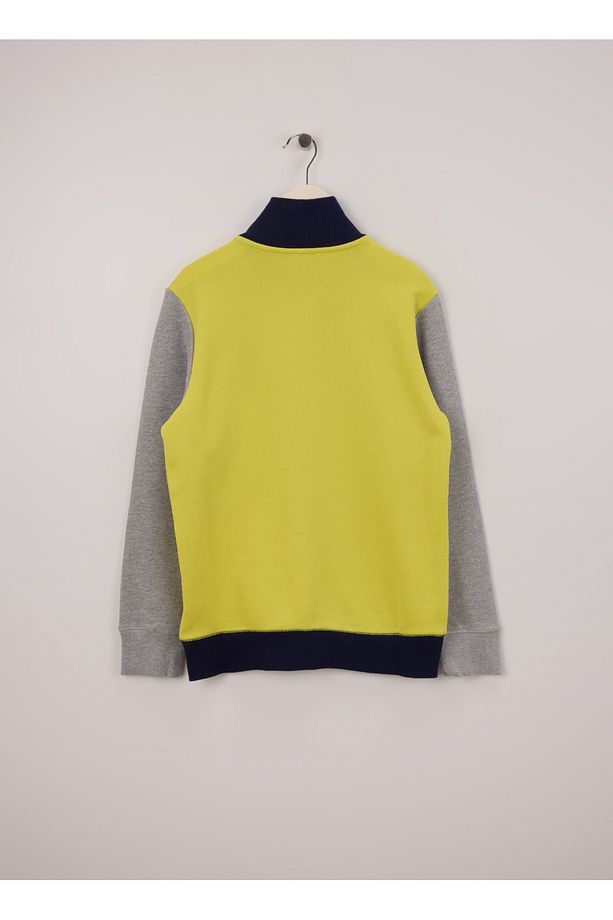 Baskılı Erkek Çocuk Sarı Sweatshırt 3J68C501B - 2