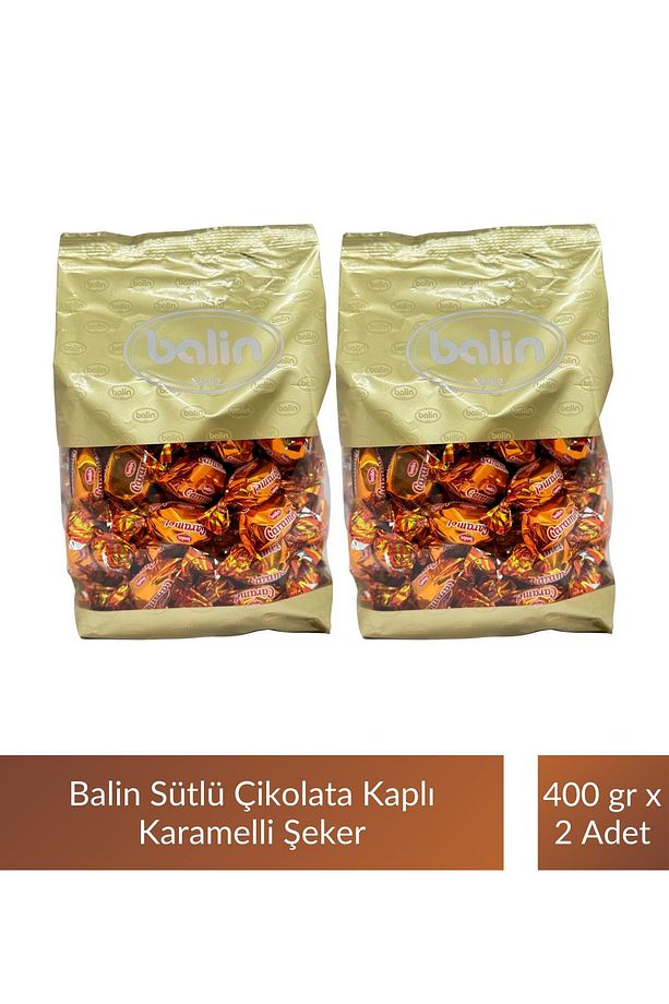 Balin Karamel Sütlü Şeker 400 gr x 2 Adet - 1