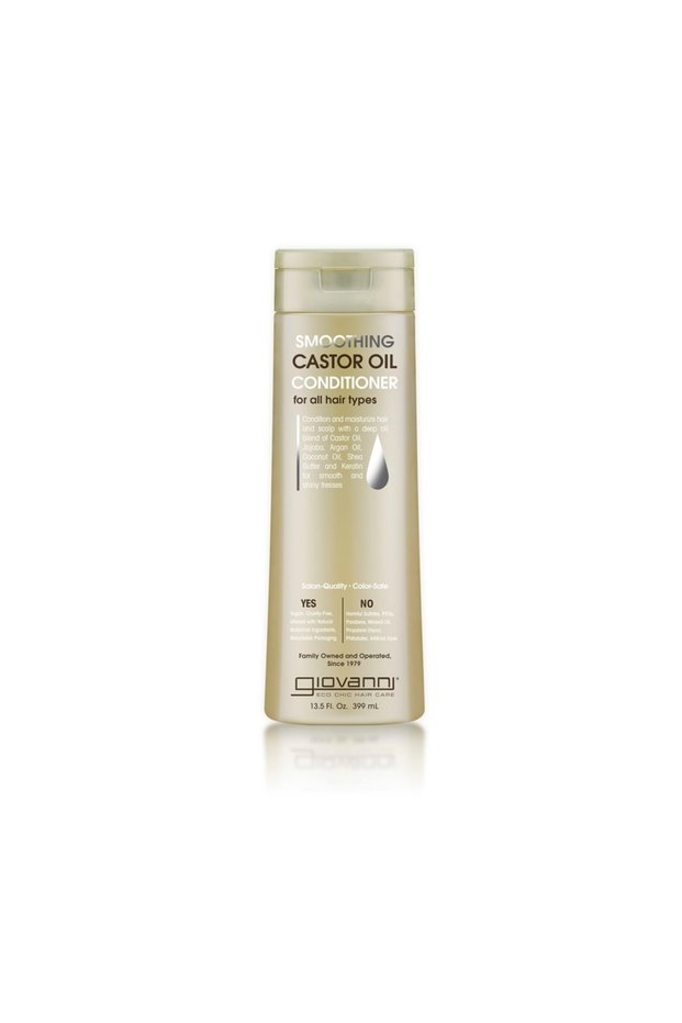 Giovanni Smoothing Castor Oil Conditioner, Infused with Jojoba, Argan, Coconut & Shea Butter, 399ml