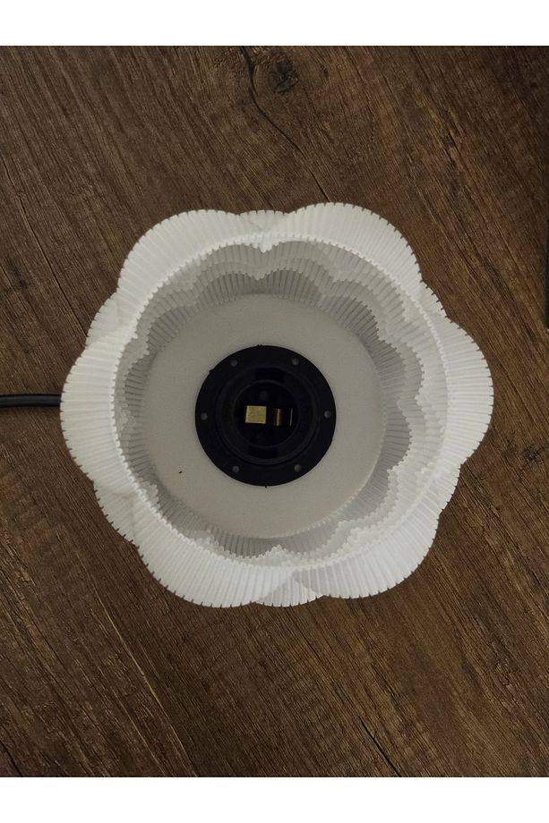3D DESIGN Modern Tasarımlı Şık Abajur Dekoratif Masa Lambası Salon ve Ofis Aydınlatma - 4