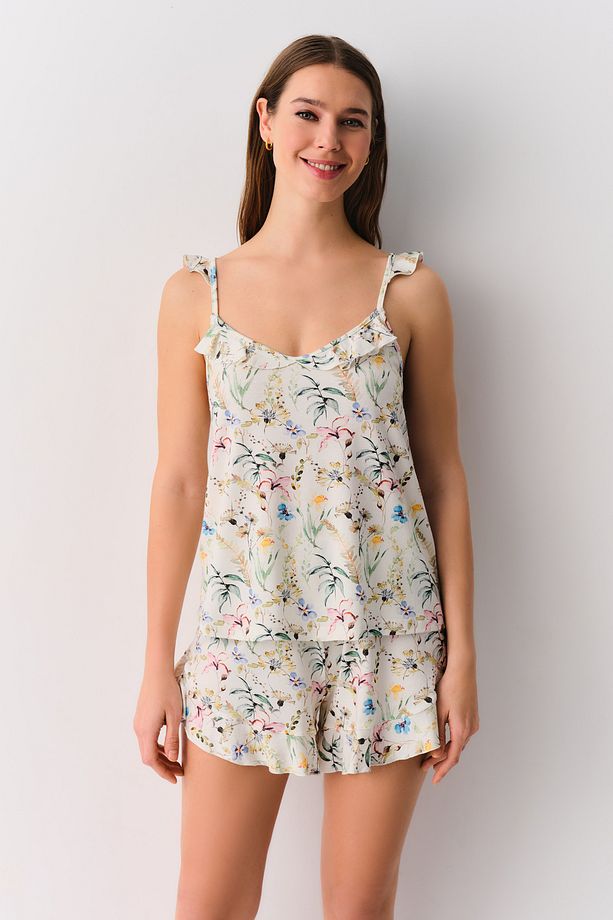 Carmen Şort Pijama Takımı - 1