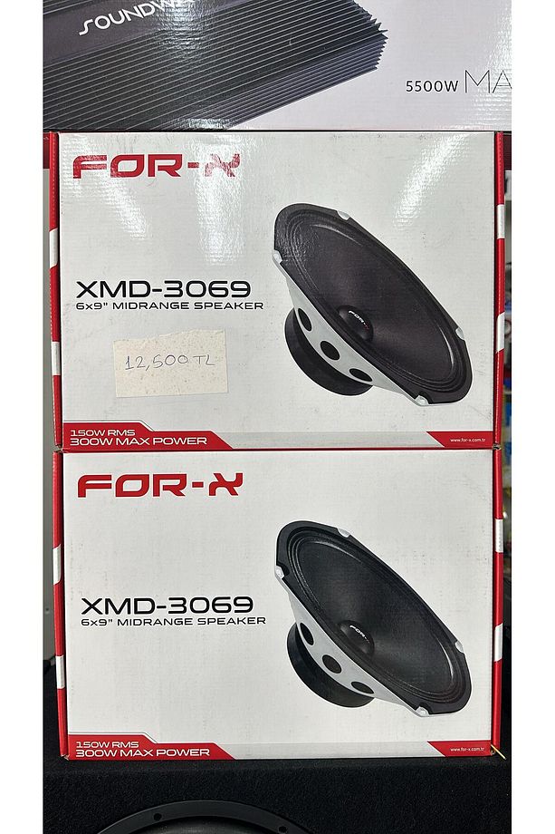 FORX 3069 OVAL MIDRANGE 1 TAKIM 2 ADET  300WAT 150 RMS - 1
