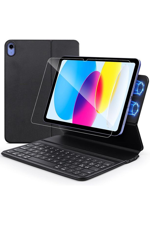 Apple İpad 11. Nesil (A16) 2025 Uyumlu Case Magic Keyboard Folio Utra Slim Katlanır Klavyeli Kılıfı - 1