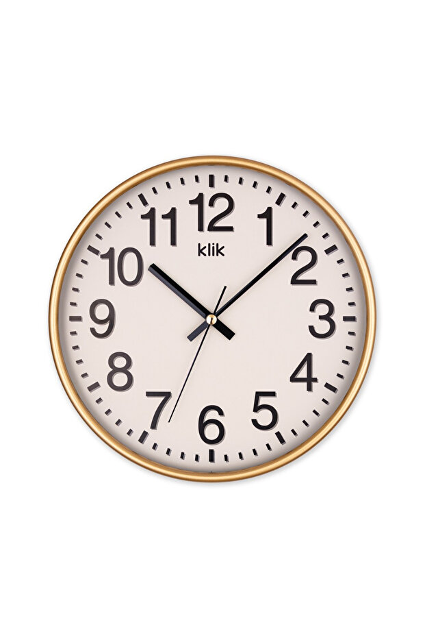 ساعة حائط فينوس مينيمال 26 سم ذهبي K-VENUS-GOLD C320.230