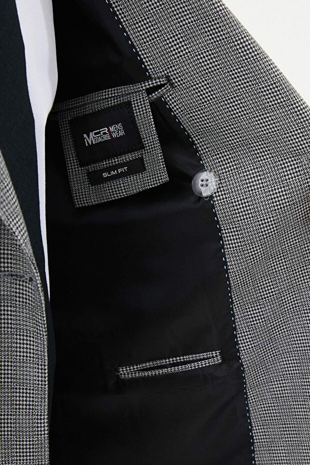 طقم بدلة بياقة مدببة - 6