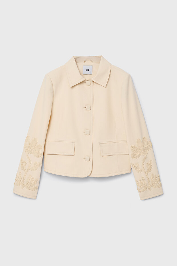 Nakış Detaylı Ceket - 7