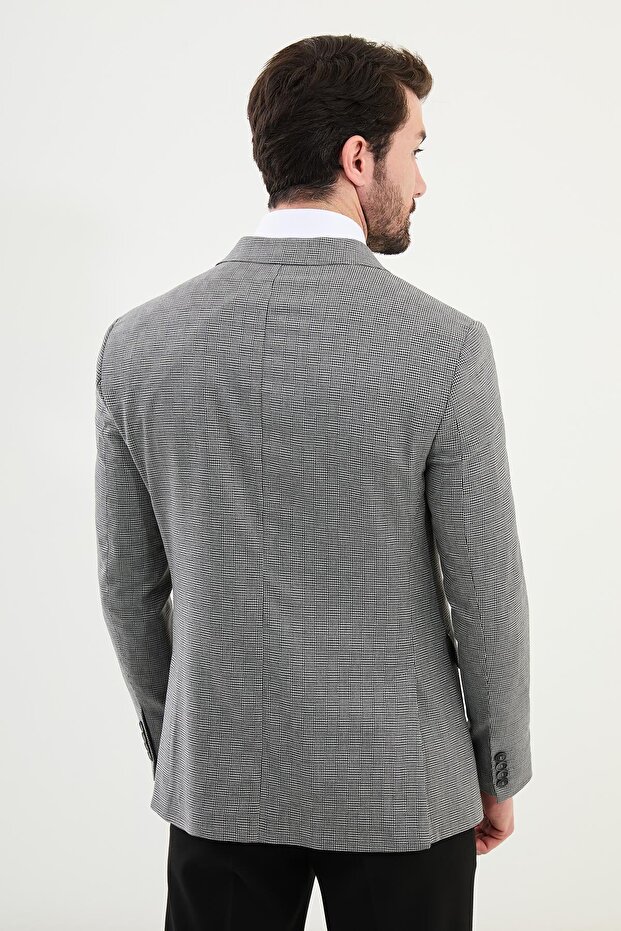 طقم بدلة بياقة مدببة - 5