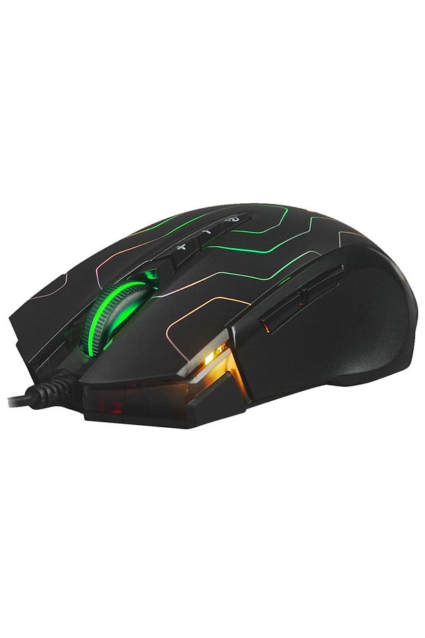 X89 Oscar X7 Neon Maze 2400dpı Usb Makrolu Oyuncu Mouse - 1