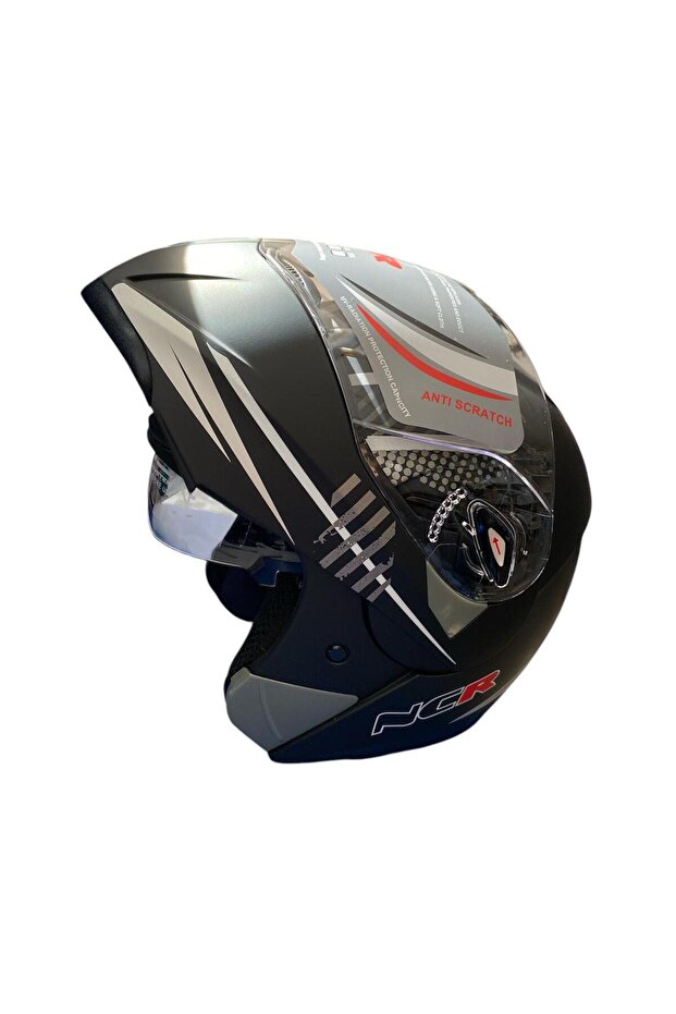 ÇENE AÇILIR NCR KASK BAF HEDİYELİ - 4