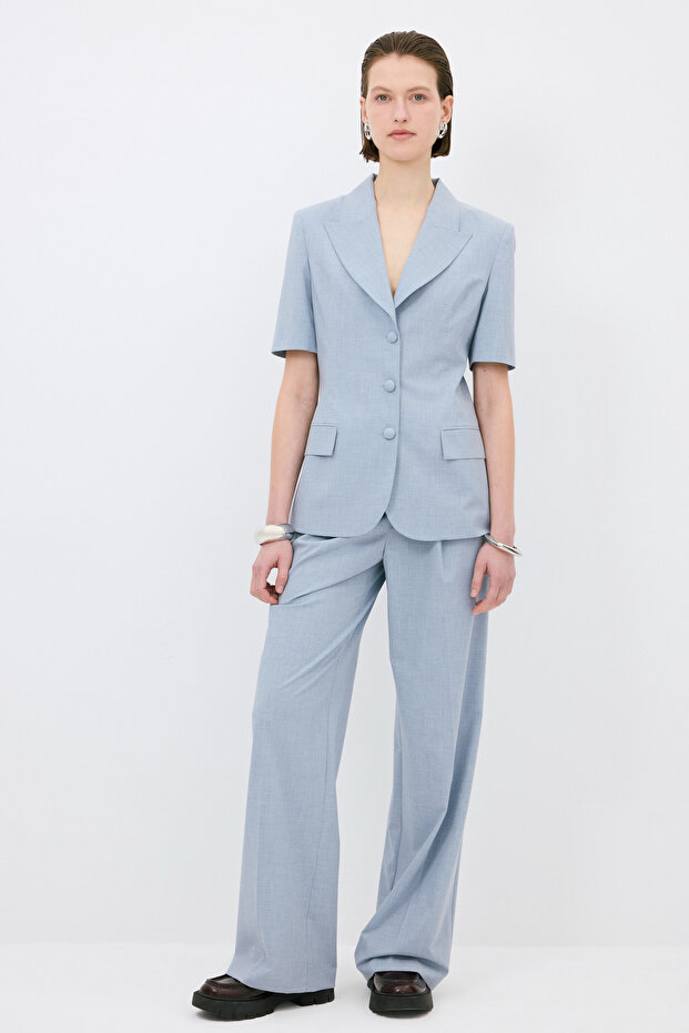 Kısa Kollu Ceket - 4