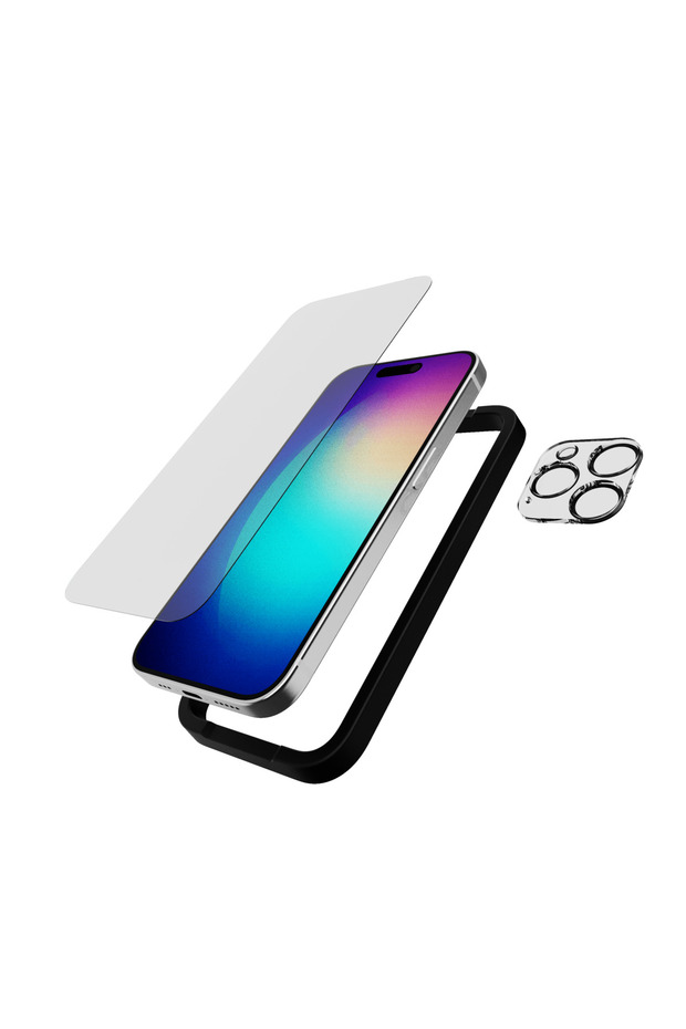 Tech21 screen protector + camera protection for iPhone 15 Pro - 1