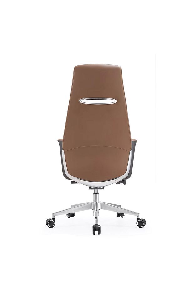 Torendi Taba Deri Ultra Lüks Ergonomik Konforlu Trend Üst Düzey Müdür Ofis Çalışma Yönetici Koltuğu - 6