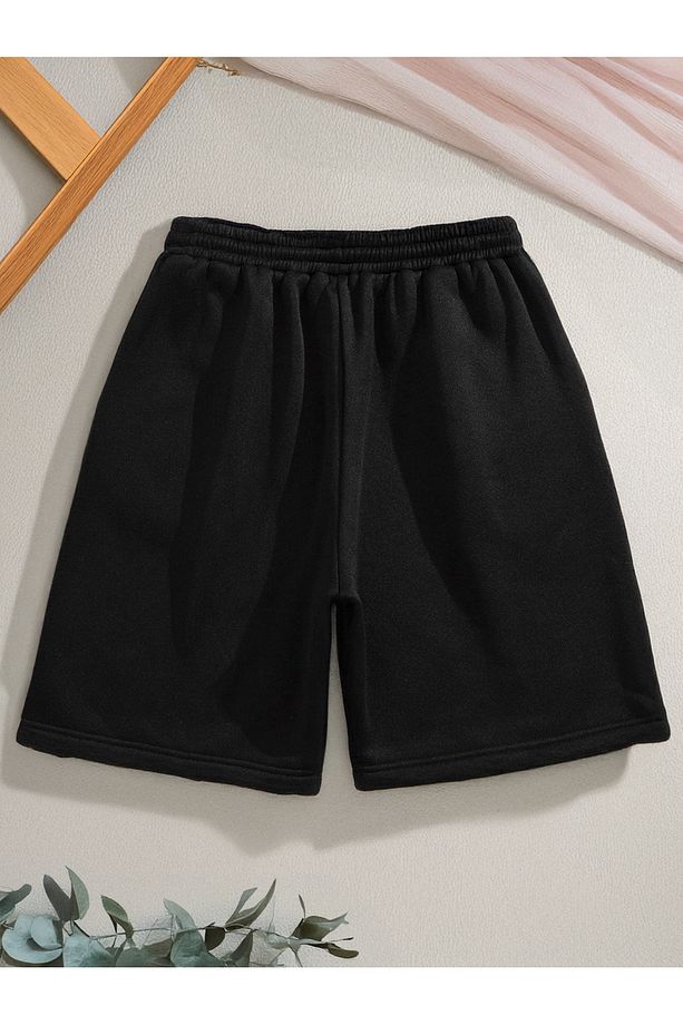 Need Some Space Baskılı Şık Mevsimlik Unisex Şort Bermuda - 2
