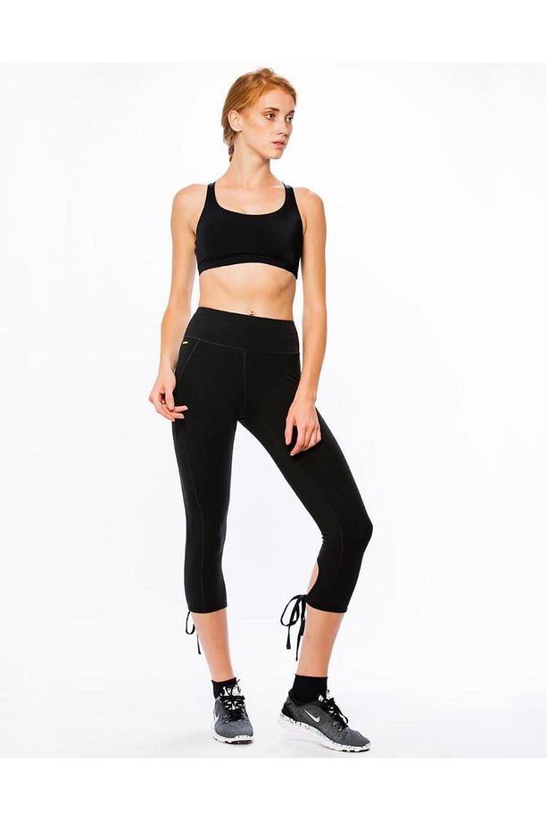 Eliana Capri Siyah Spor Tayt - 5