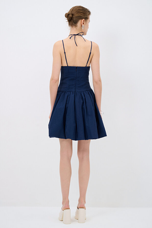 Askılı Balon Elbise - 6