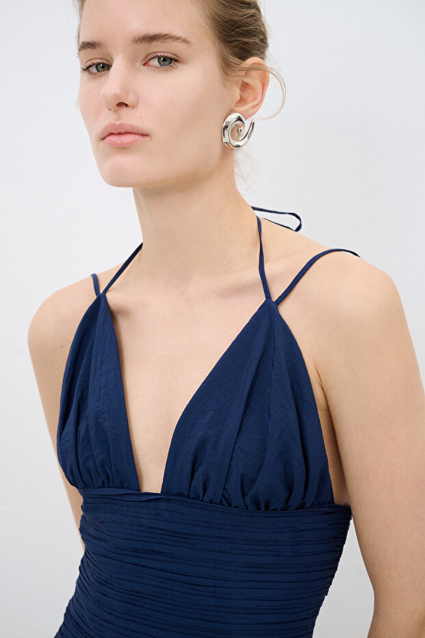 Askılı Balon Elbise - 5