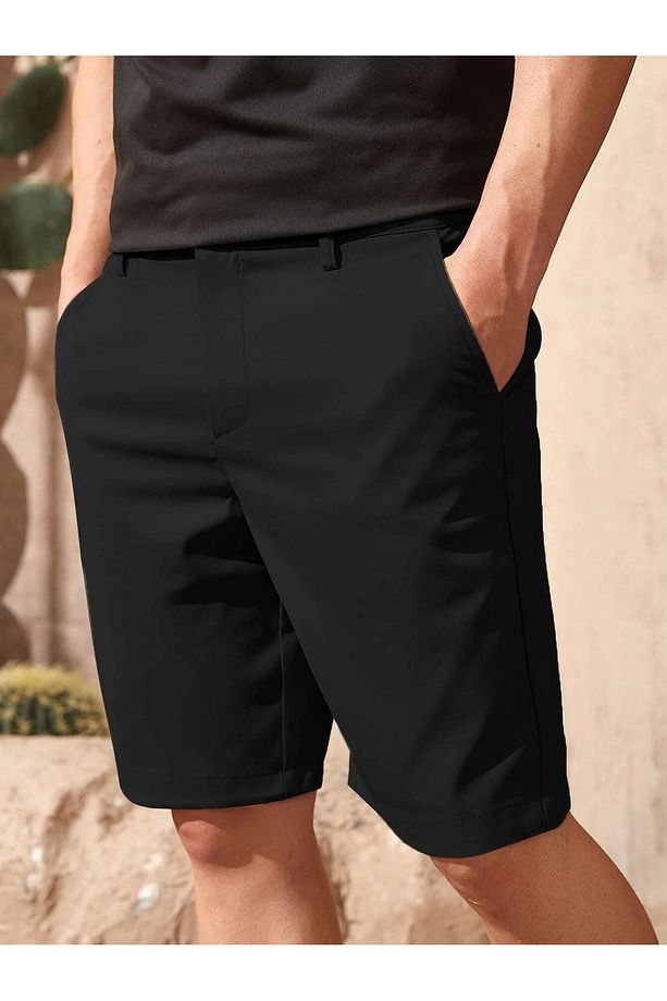 Erkek Regular Fit Chıno Şort - 4