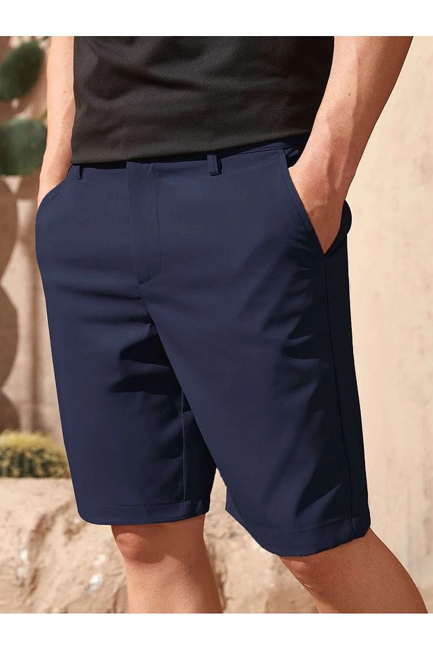 Erkek Regular Fit Chıno Şort - 4