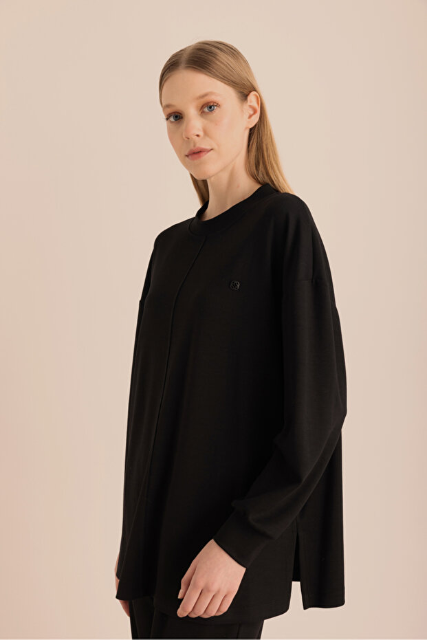 Kup Detaylı Sweatshirt - 1