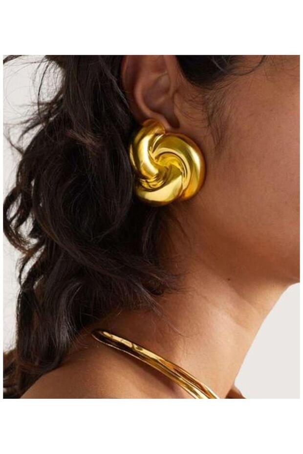 Çelik Avriel Küpe - 2