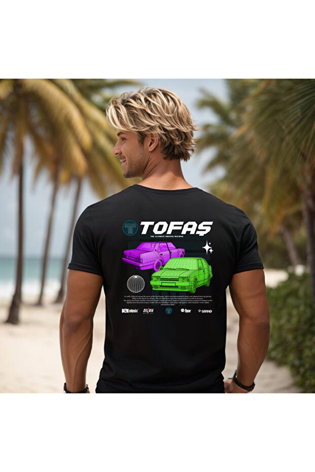 Y2K TOFAŞ Baskılı Oversize T-Shirt - 1