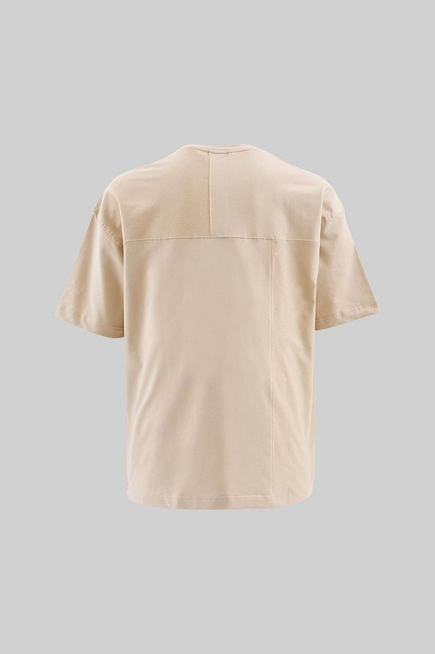 Erkek Made With Reversed Oversize Tişört SOFT BEIGE - 3