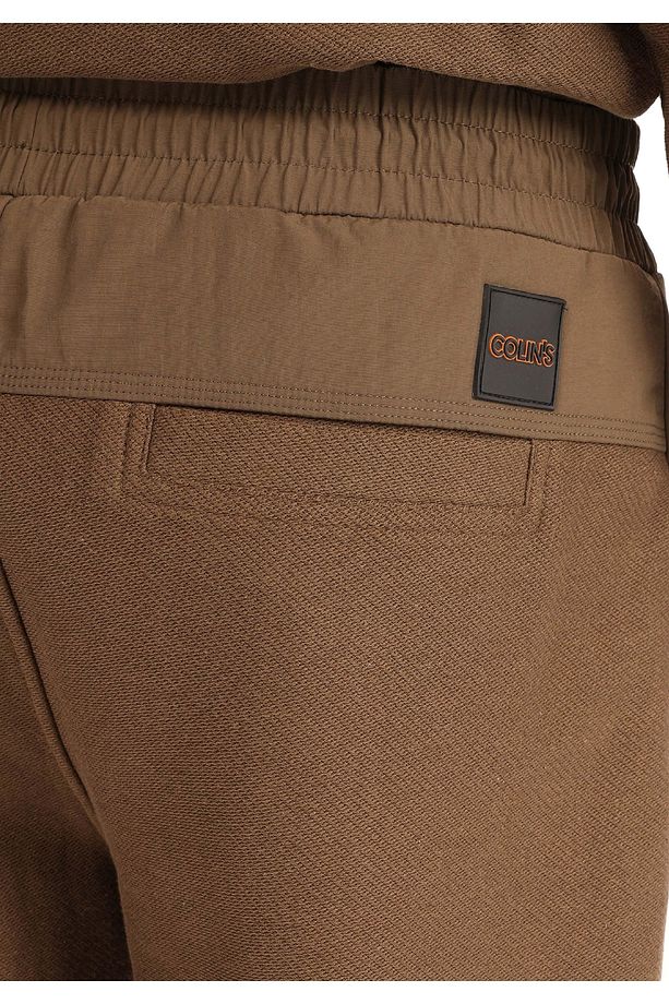 Regular Fit Orta Bel Düz Erkek Yeşil Eşofman Altı - 5