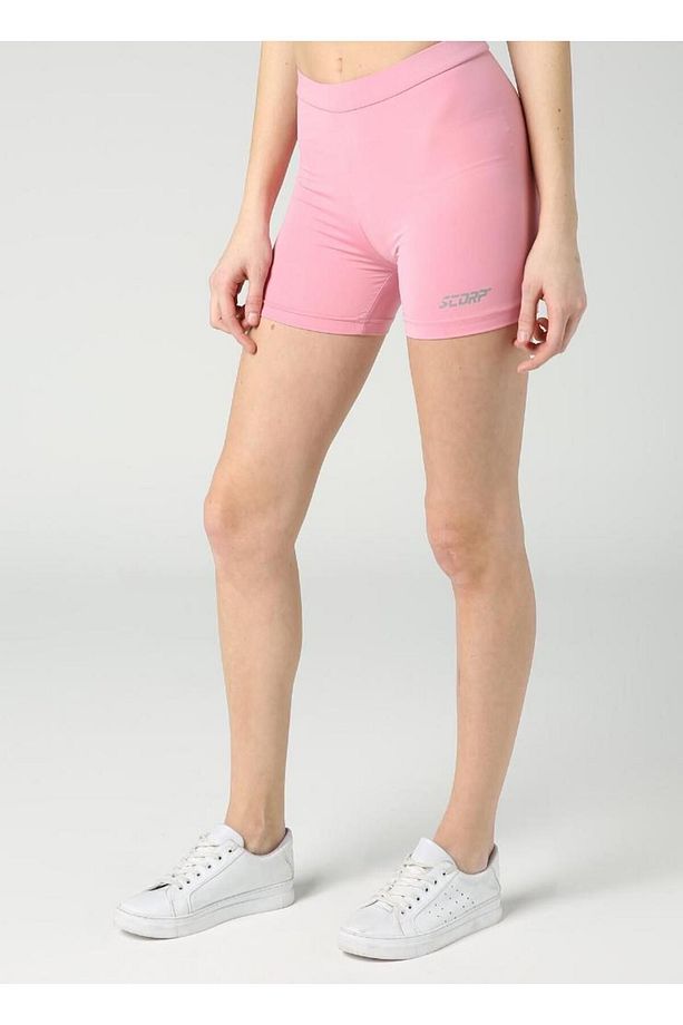 Runway Kısa Spor Tayt Pembe - 2